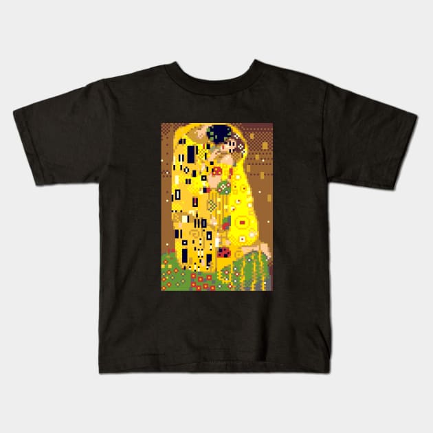 16-bit Kiss Kids T-Shirt by philtomato